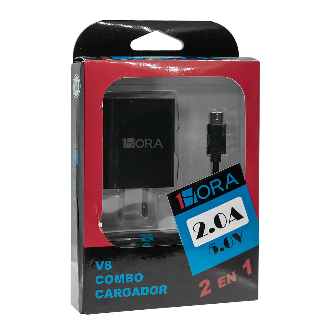 Cargador Combo V8  Gar064 5v 2.0a 1Hora