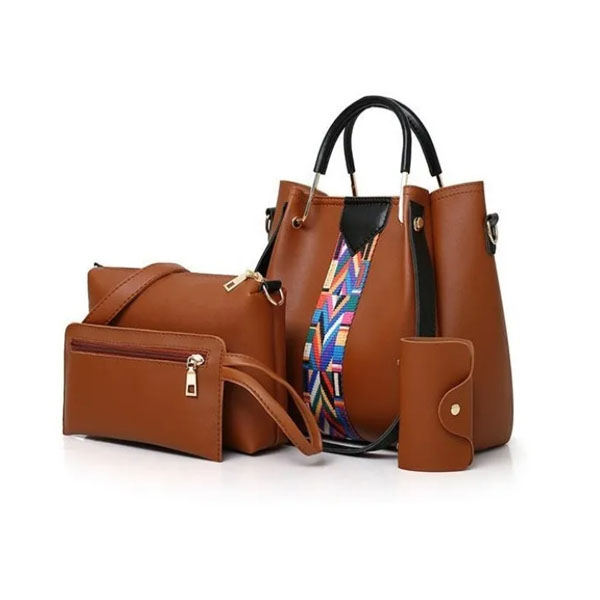 Set 4 Bolsas Mujer Moda Cartera Crossbody Tote Hobo Hombro