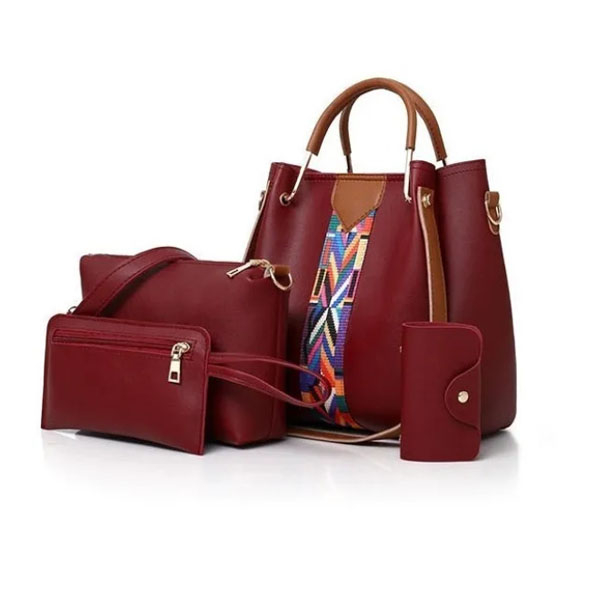 Set 4 Bolsas Mujer Moda Cartera Crossbody Tote Hobo Hombro