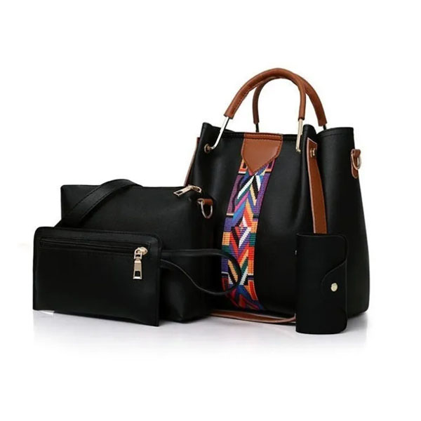 Set 4 Bolsas Mujer Moda Cartera Crossbody Tote Hobo Hombro