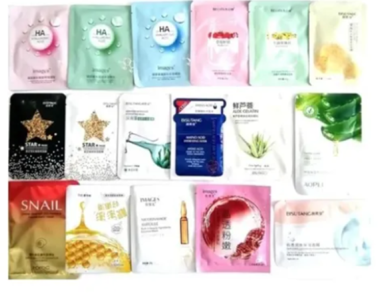 25 Piezas Mascarillas Faciales Hidratantes Skincare