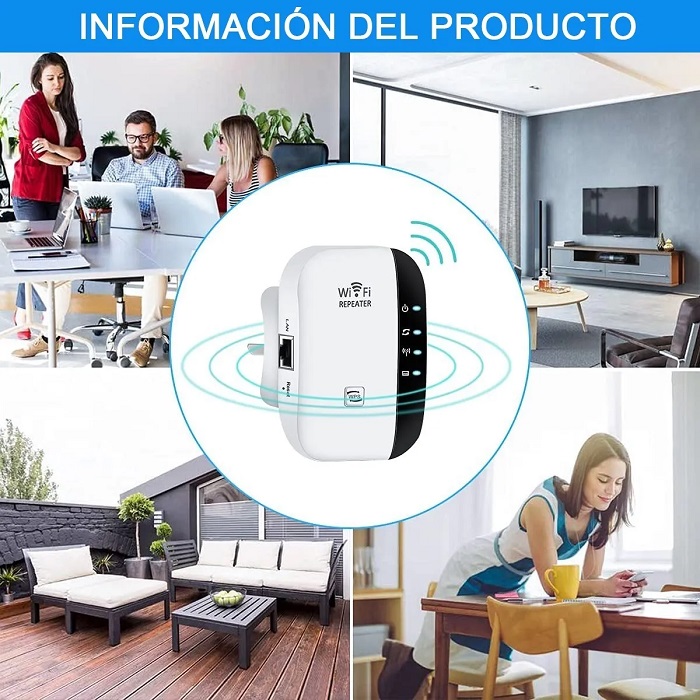 Amplificador Inalámbrico De Señal Wifi De 300 M