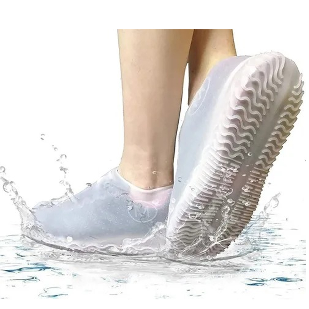 Fundas para zapatos de lluvia, 10 piezas desechables impermeables