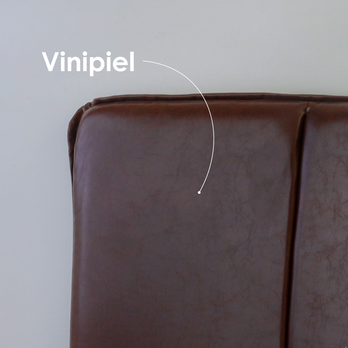 Cama matrimonial Milan Juego de cabecera y Base tapizada en vinipiel Cama Suave de Madera sólida
