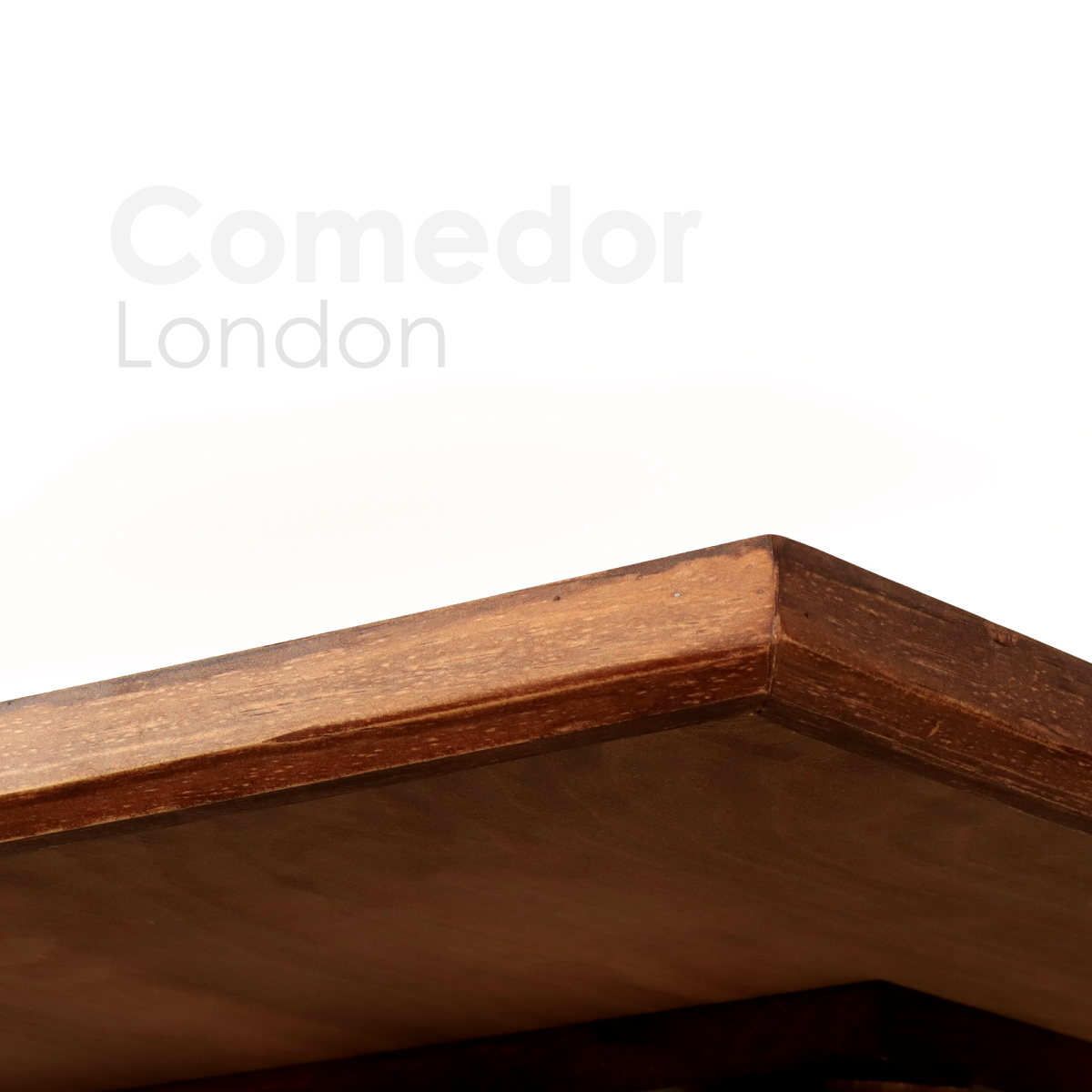 Mesa de comedor París Tabaco para 6 personas estilo escandinavo 
