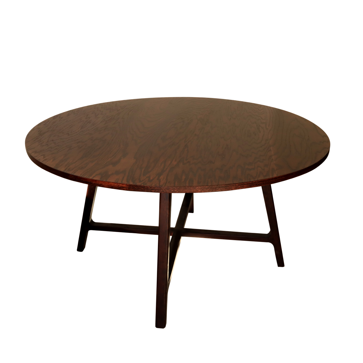 Mesa de comedor 1.5m de diámetro para 6 personas minimalista