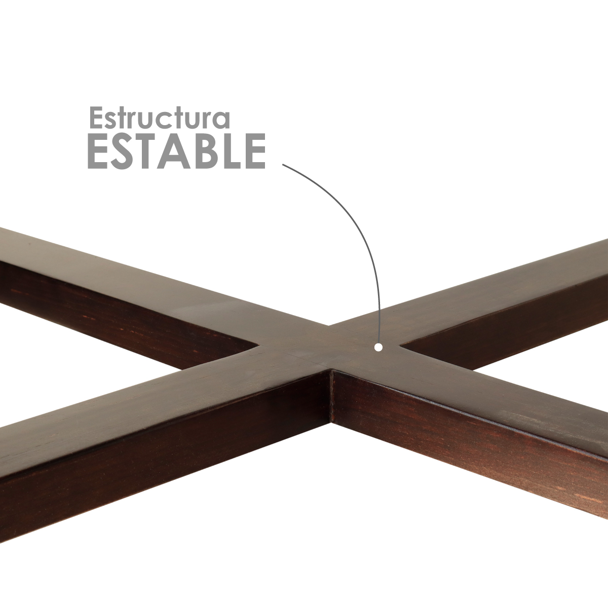 Mesa de comedor 1.5m de diámetro para 6 personas minimalista