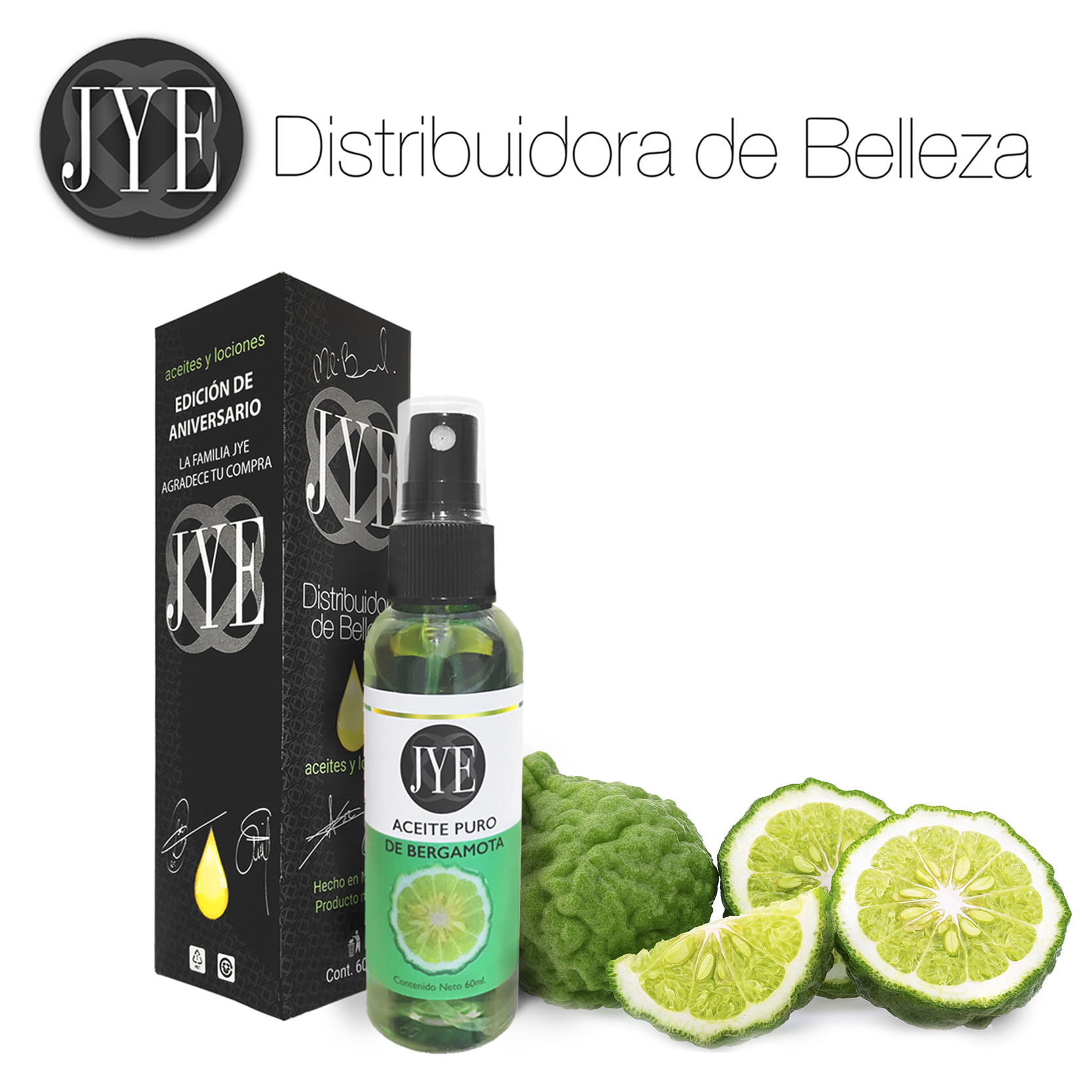 Aceite De Bergamota Puro Y Natural 60ml JYE