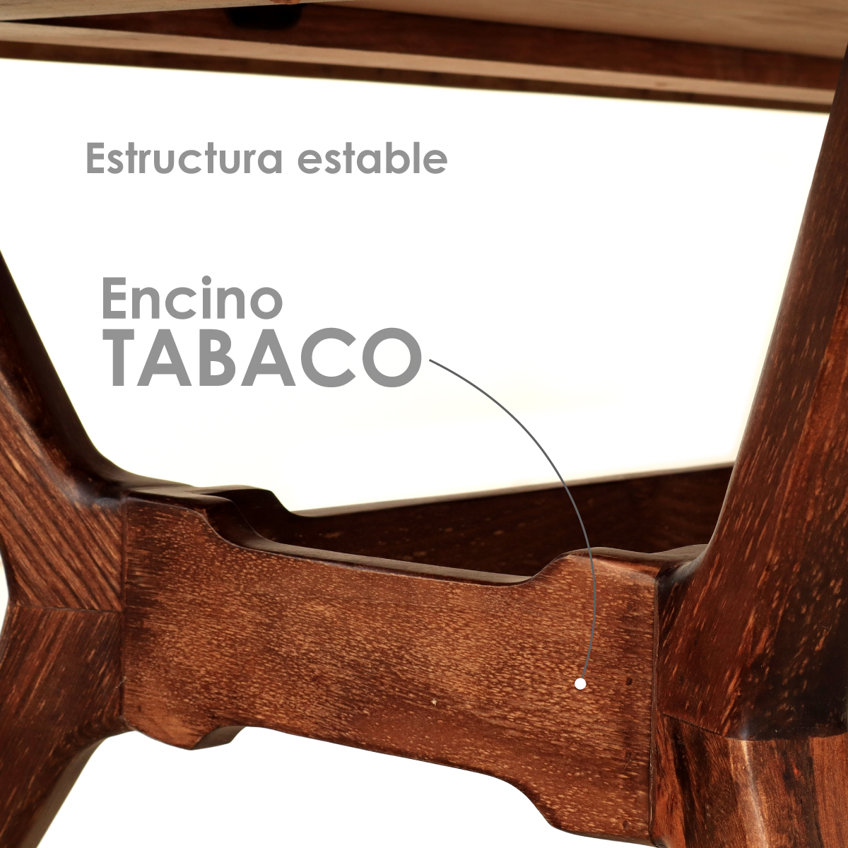 Comedor París tabaco para 6 personas estilo escandinavo