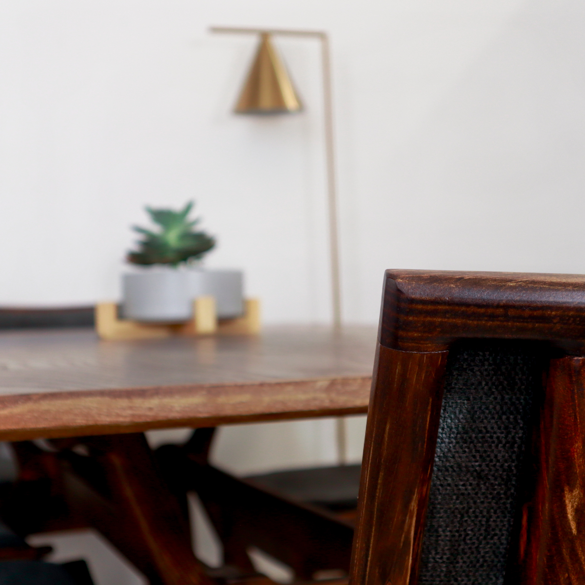 Comedor París tabaco para 6 personas estilo escandinavo