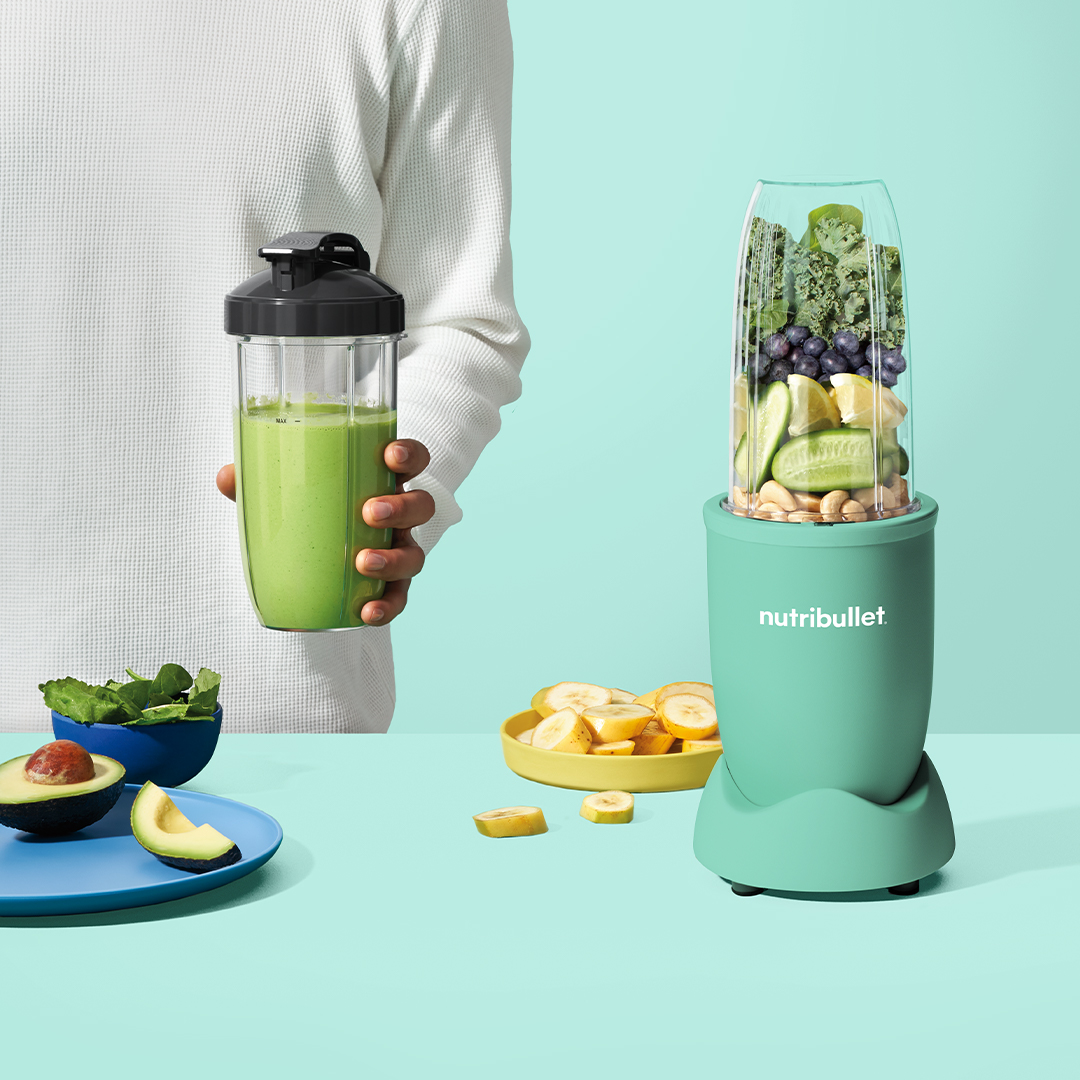 Nutribullet Pro 900w con 9 Accesorios MATTE GREEN