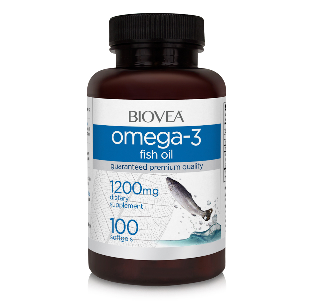 Biovea Aceite de pescado omega-3 1200mg 100 cápsulas