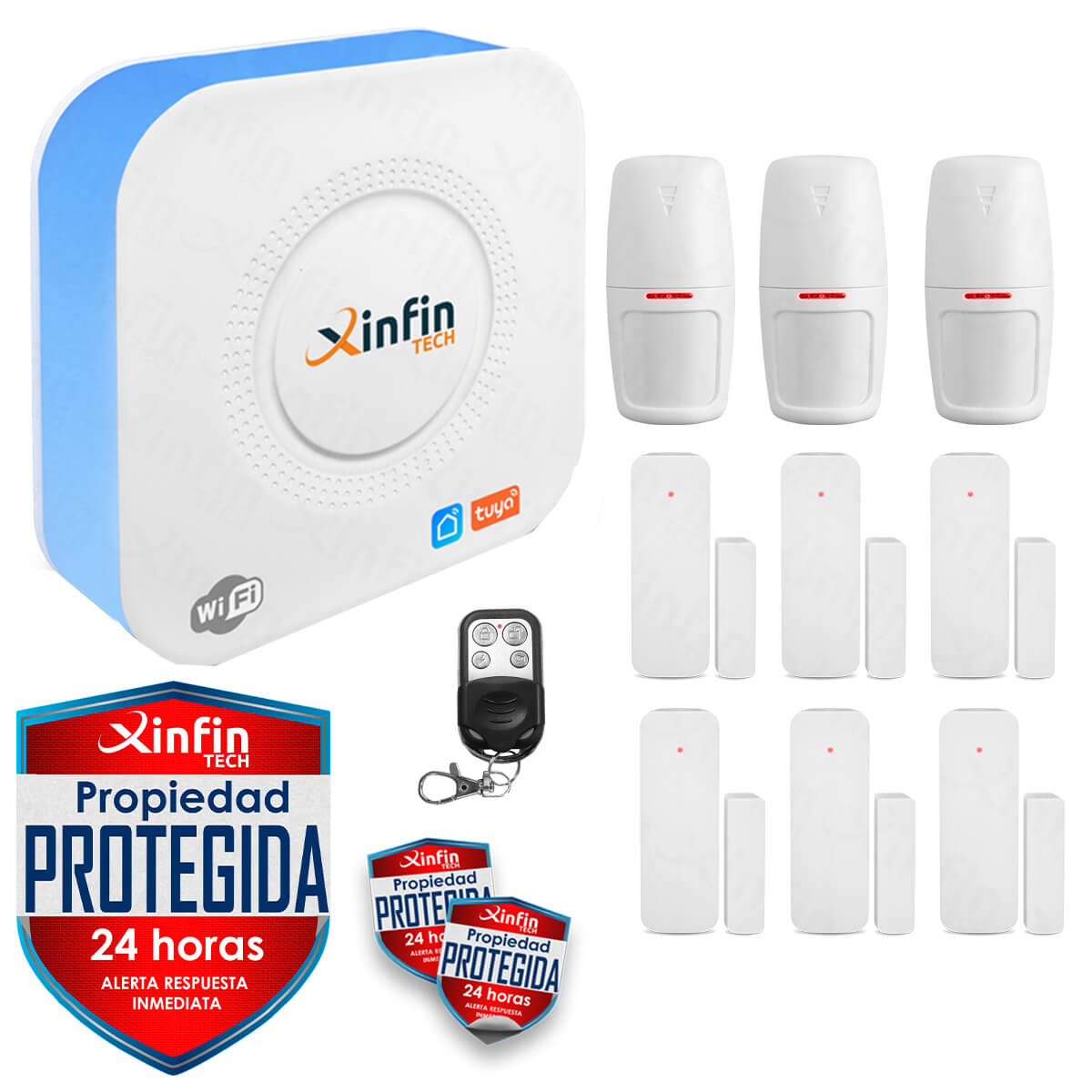 Alarma Wifi Alerta Seguridad App Tuya Smart Casa Kit 11