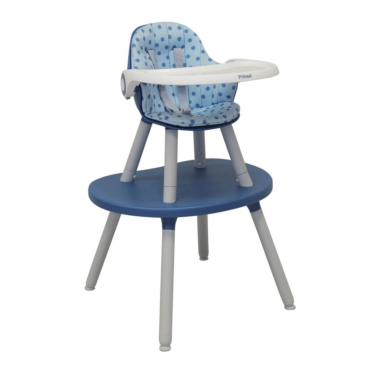 Silla Alta Prinsel Bistro 3 en 1 Azul