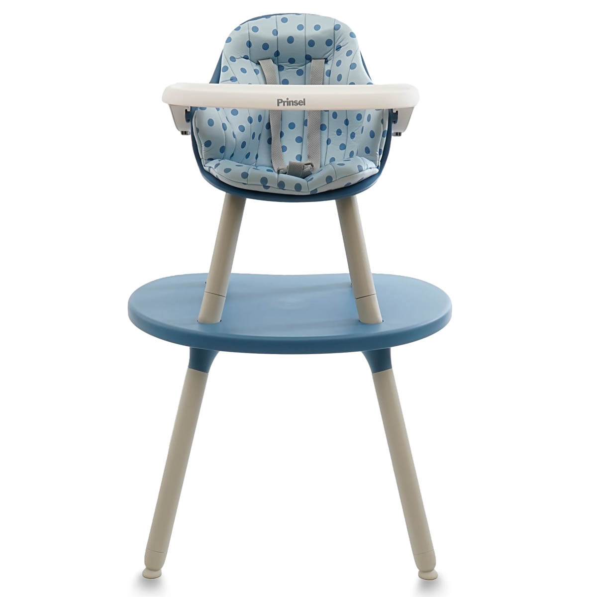Silla Alta Prinsel Bistro 3 en 1 Azul