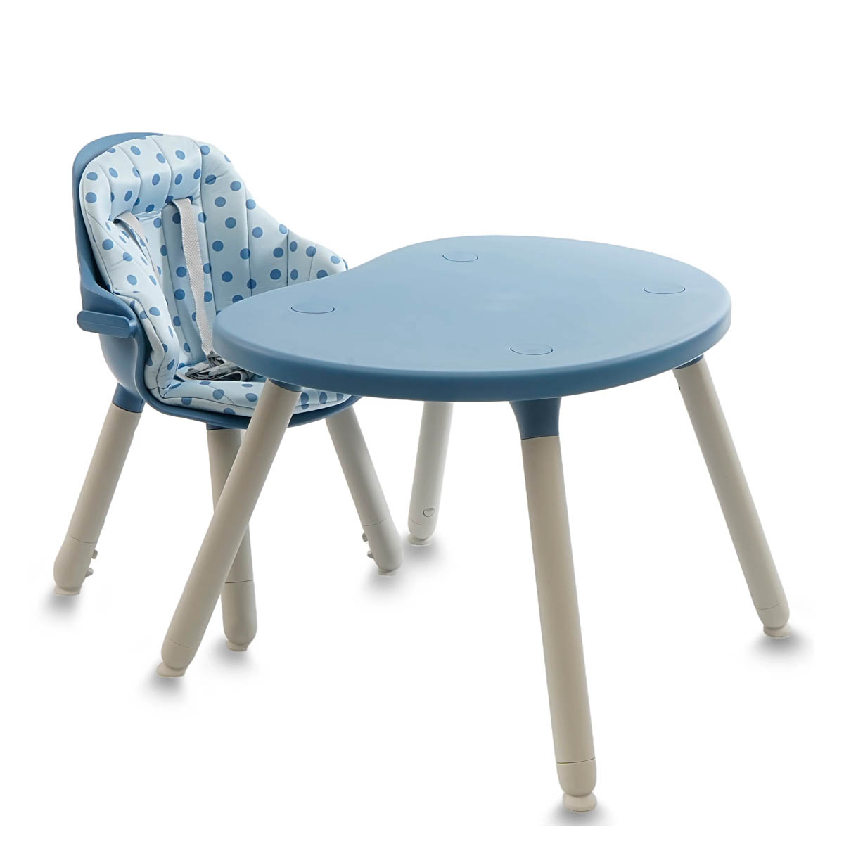Silla Alta Prinsel Bistro 3 en 1 Azul
