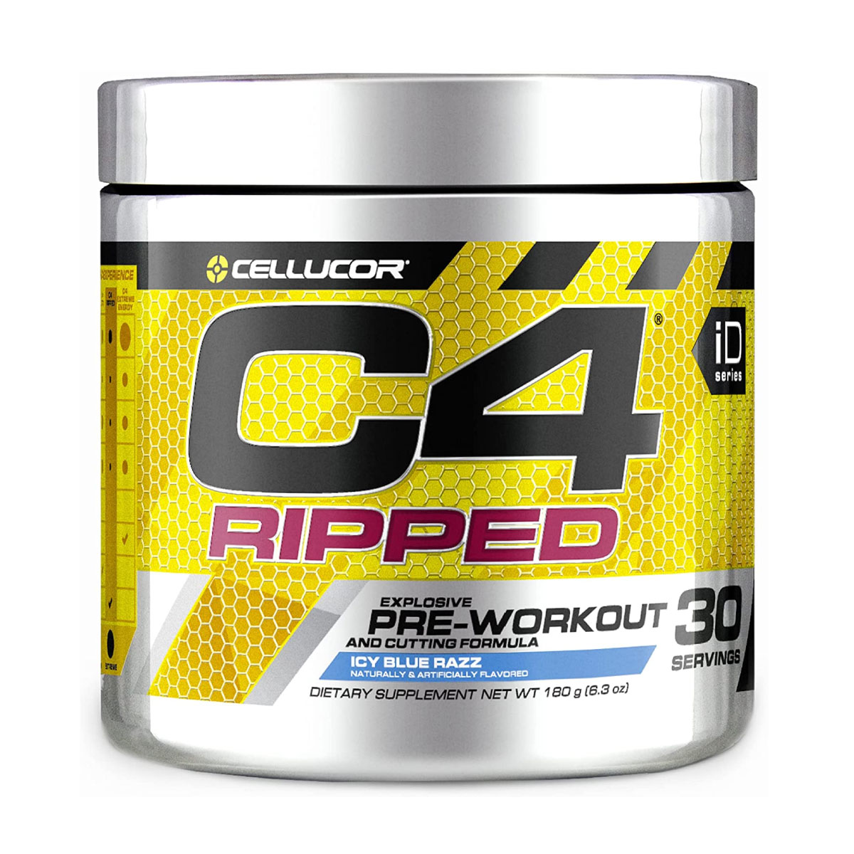 Pre-Entreno Cellucor C4 Ripped 183g 30 Serv. - Naranja