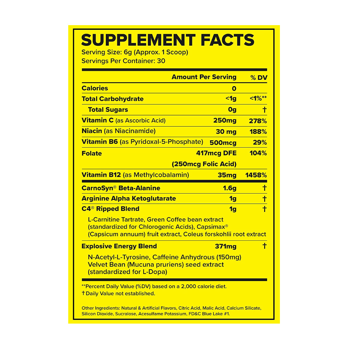 Pre-Entreno Cellucor C4 Ripped 183g 30 Serv. - Limonada de Cereza