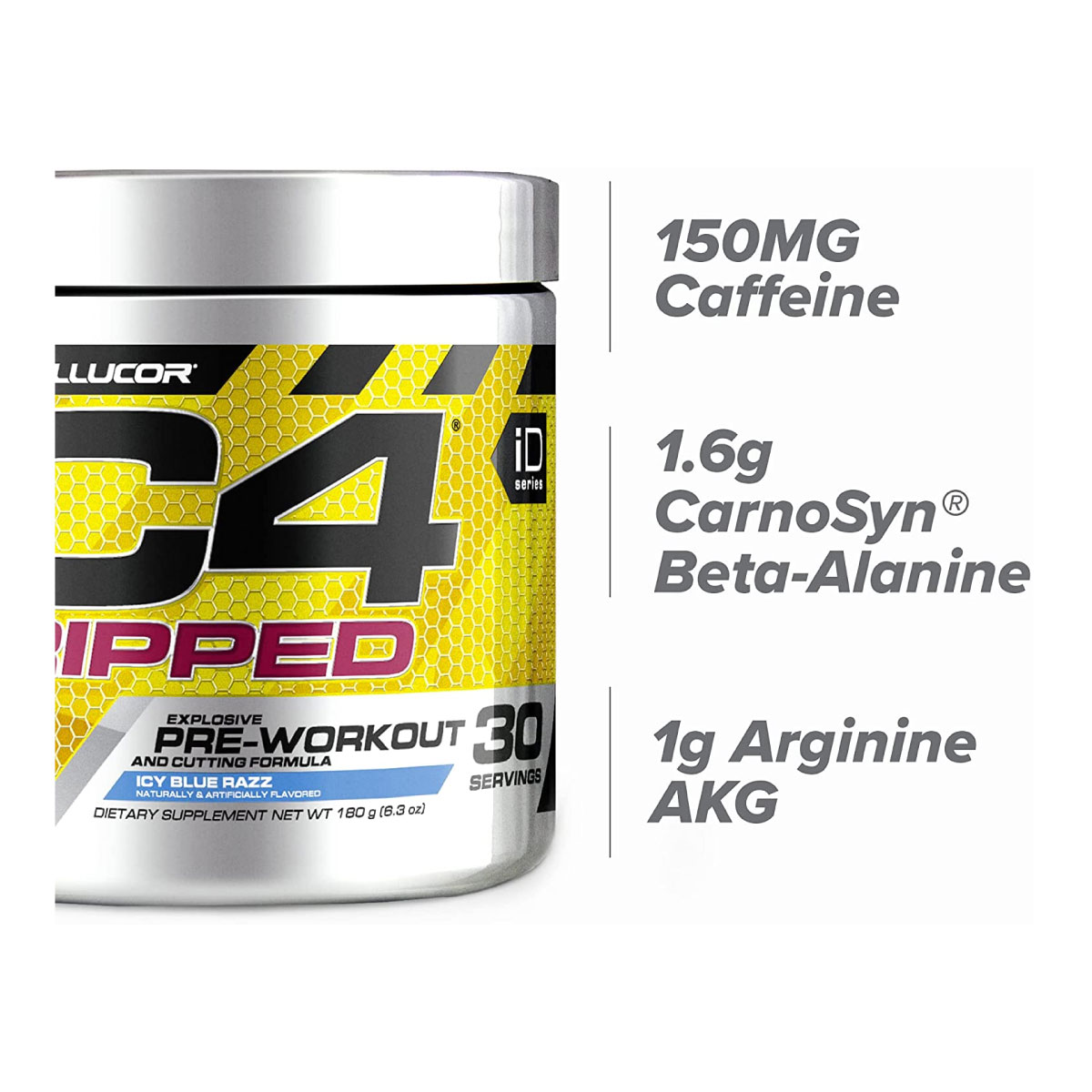 Pre-Entreno Cellucor C4 Ripped 183g 30 Serv. - Limonada de Cereza