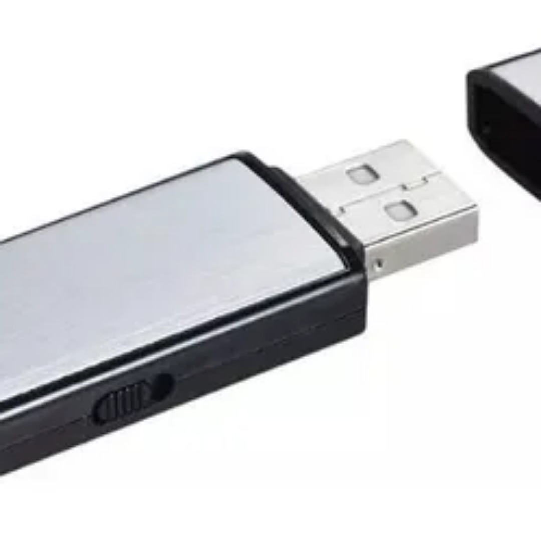 Microfono Espia Usb Spy Grabadora Voz De 8gb Duracion Hasta 19 Horas Graba Conversaciones, Audio De Gogo Electronics