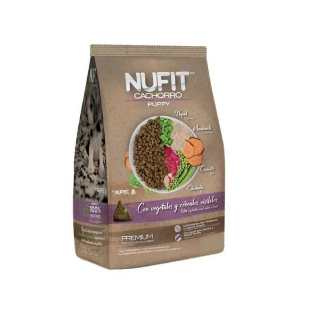 Croqueta Alimento Perro Cachorro Premium Nufit By Nupec 8 Kg