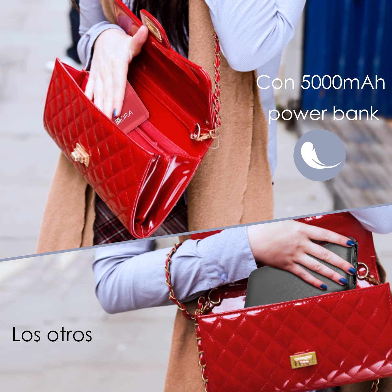 Power bank 5000mAh Batería Portátil 