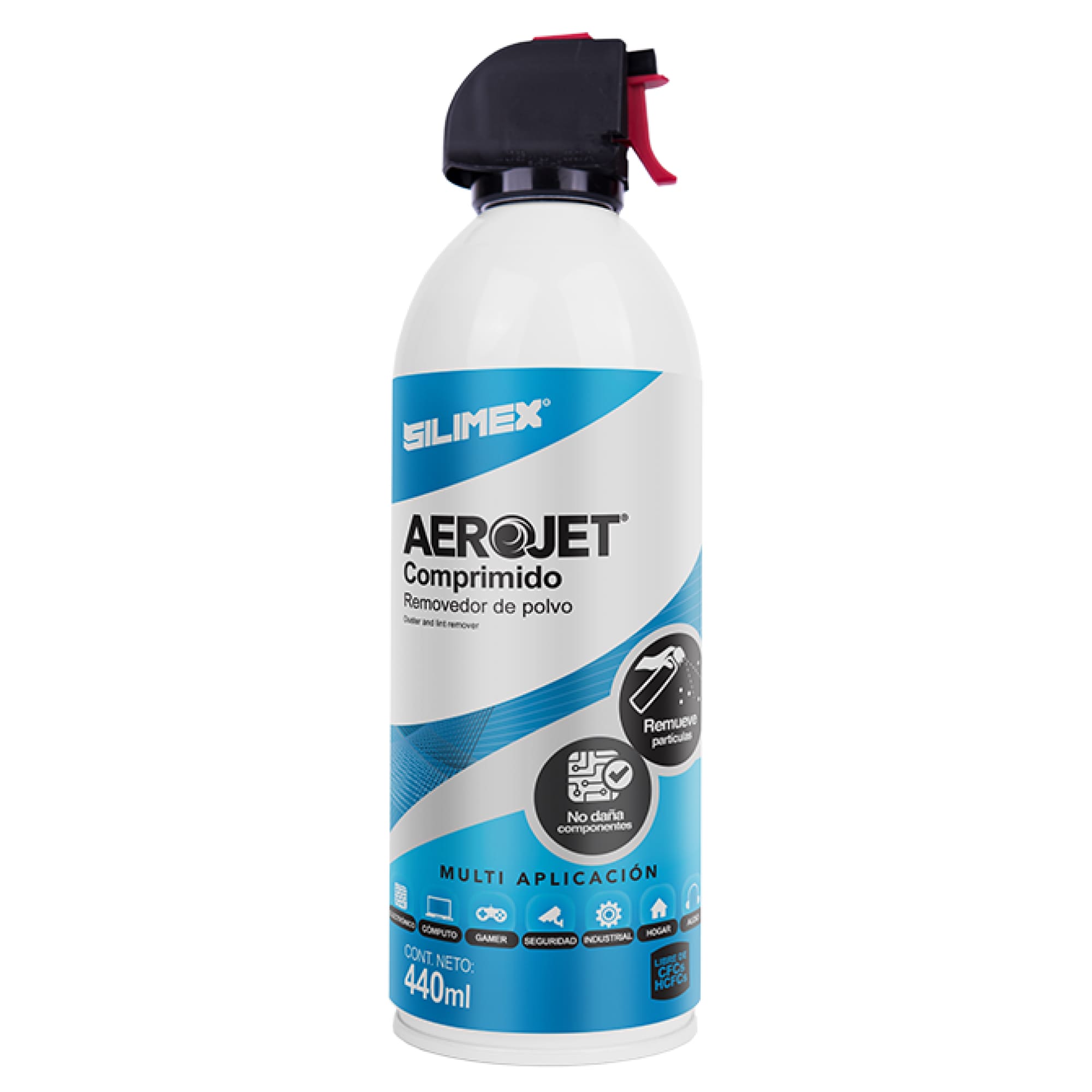 Aire comprimido, Silimex Silijet Aerojet, 440 ML, caja con 15 piezas.