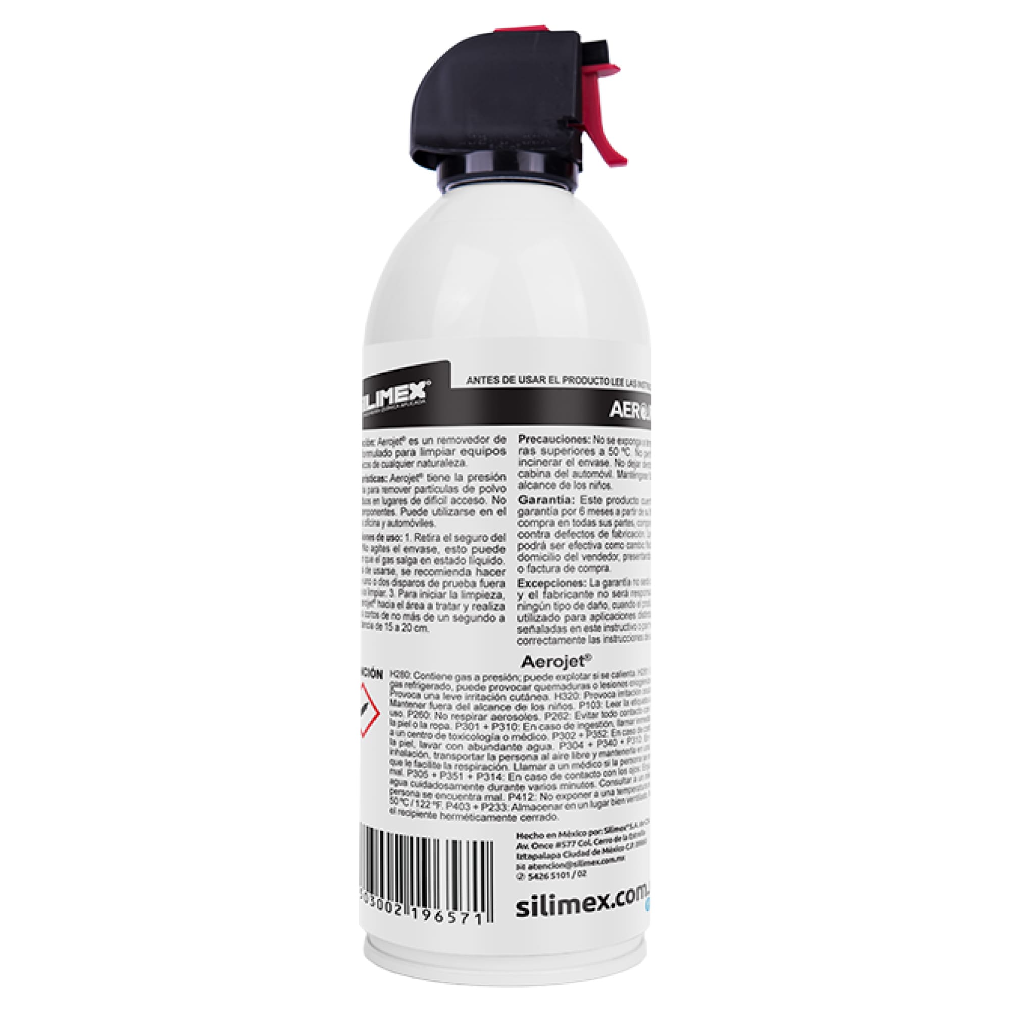 Aire comprimido, Silimex Silijet Aerojet, 440 ML, caja con 15 piezas.