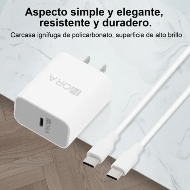 Cargador Carga Rápida Turbo Tipo C 3.0a