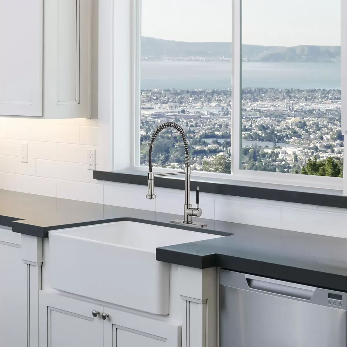 Mezclador de Cocina Monocomando Moorefield EK0120BM CST