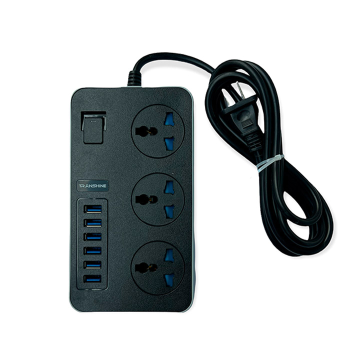 Multicontacto 6 Puertos USB y 3 Enchufes