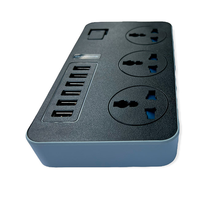 Multicontacto 6 Puertos USB y 3 Enchufes