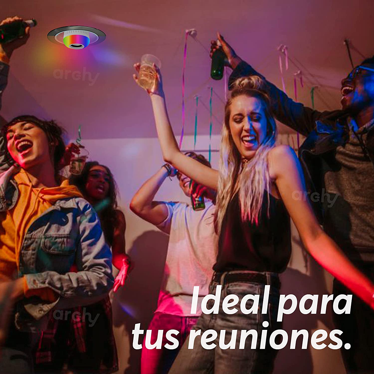 Bombilla Lampara Foco Musical Altavoz Bluetooth