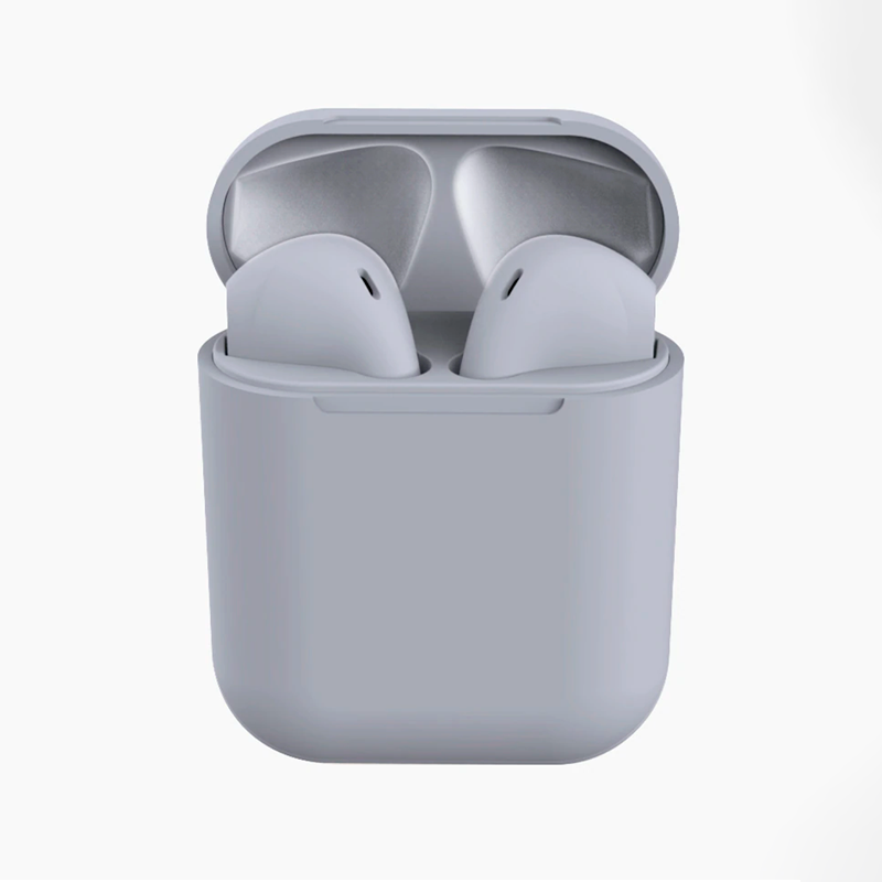 Reloj Led Digital Para Niños Personajes De Dibujos Animados Reloj De Banda Infantil Mas Audifonos Bluetooth Inalambrico i12 Android Color Gris