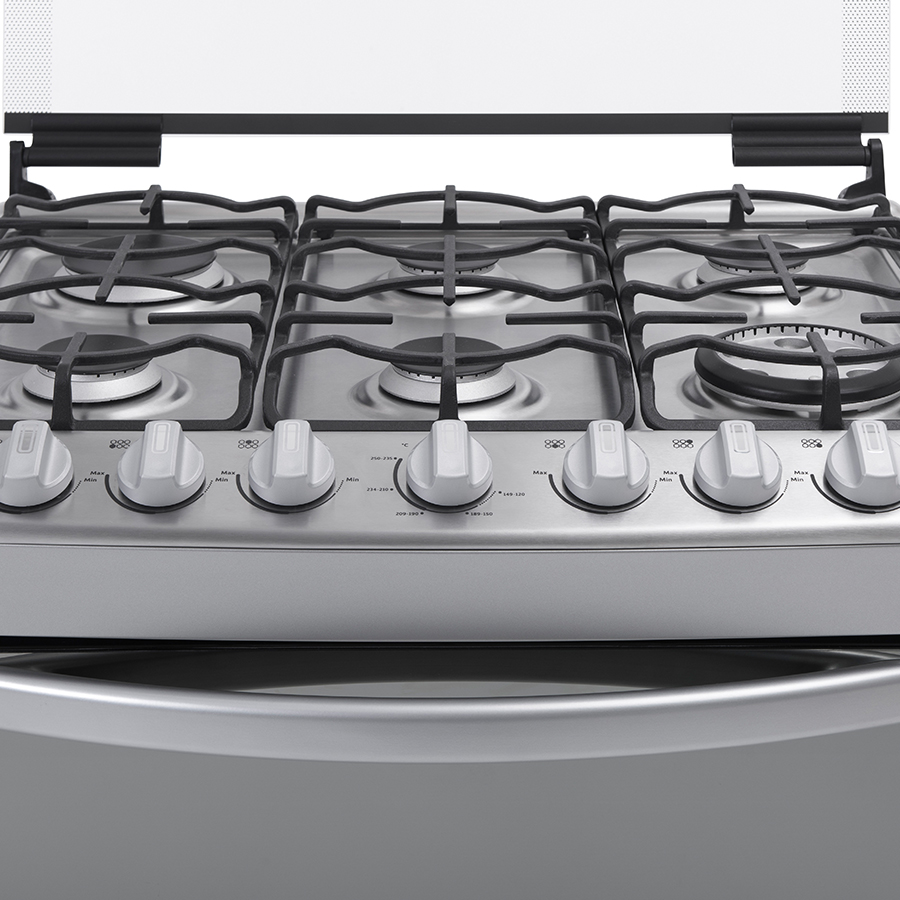 Estufa Al Piso Gas Acros 30" Plateado AF6423D