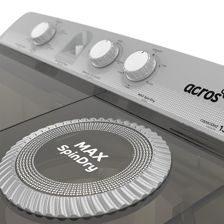 Lavadora dos tinas Acros 13kg ALD1335JE Blanco