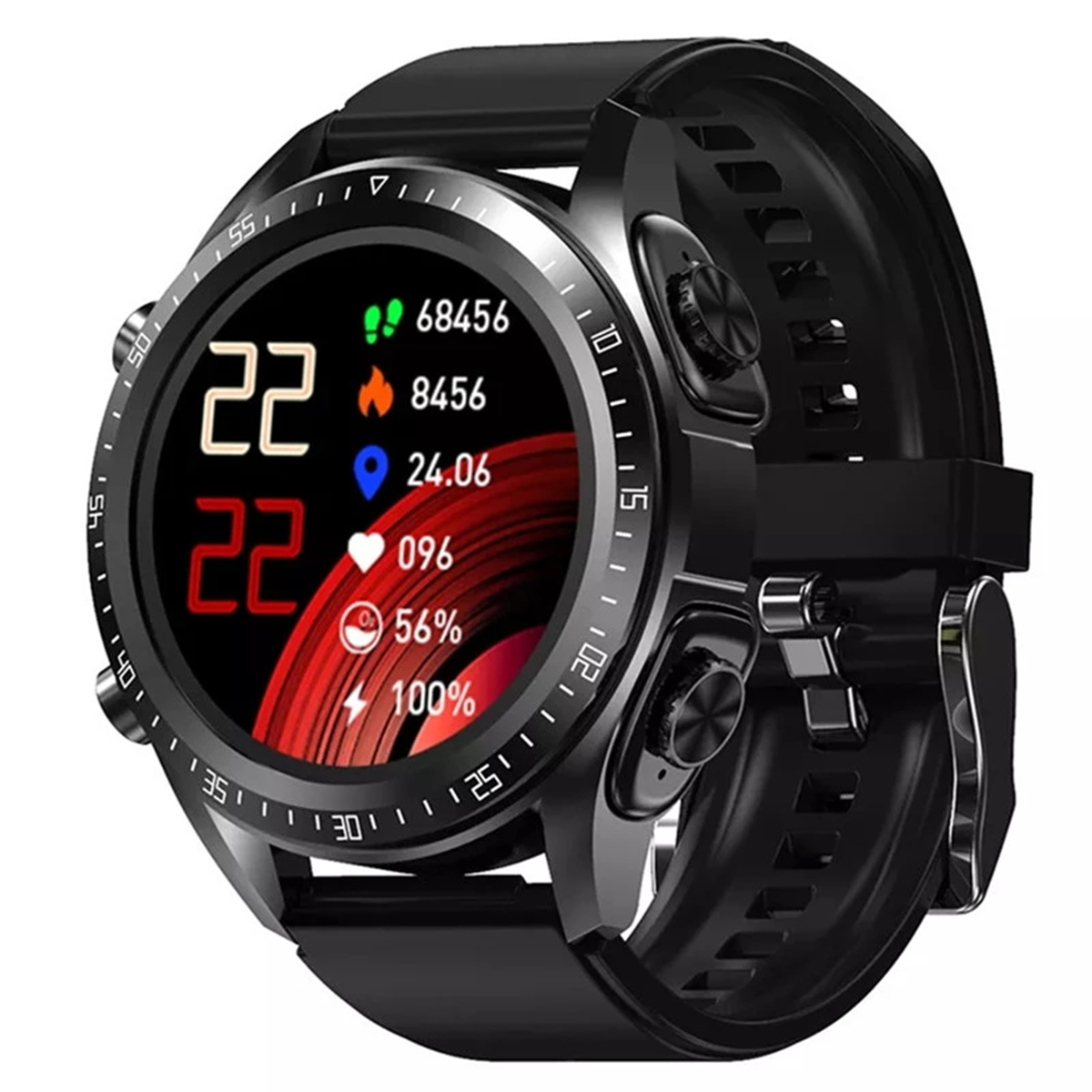 Reloj Inteligente Smart watch 2 en 1 Tws Con Audífonos True Wireless FRALUGIO.