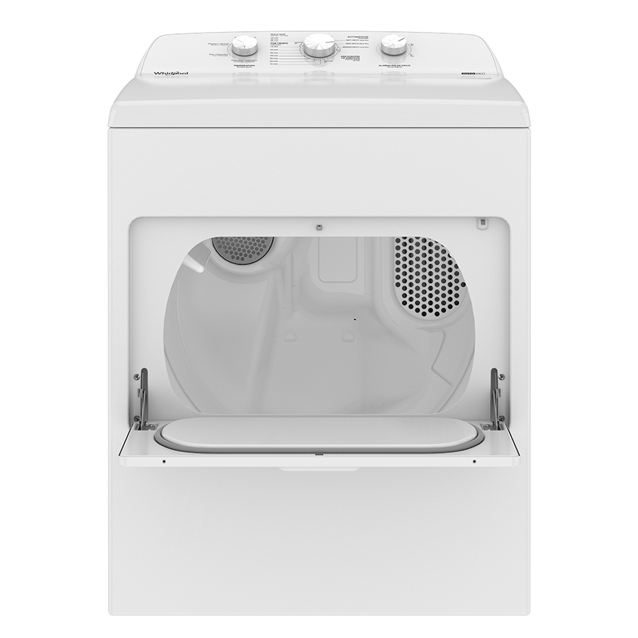 Secadora Carga Superior Whirlpool Eléctrica 18kgs Blanco 7MWED1730JQ