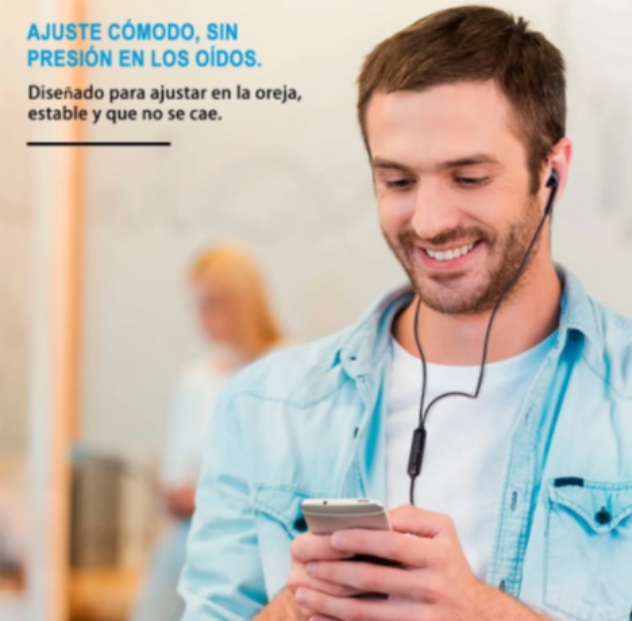 Audífonos Manos Libres Control Y Micrófono 3.5m 