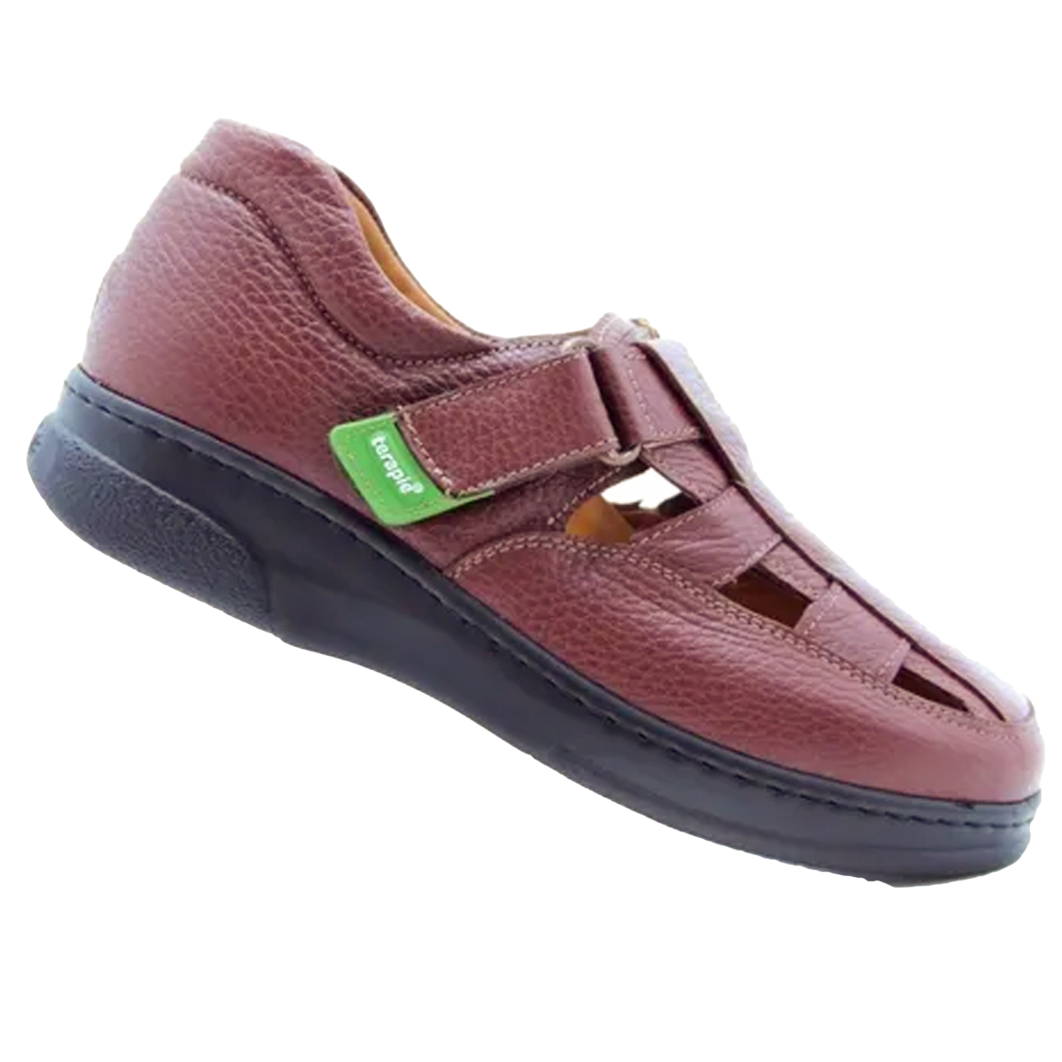 SANDALIA PARA PIE DIABETICO TERAPIE DAMA 138 TINTO ORIGINALES COMODOS