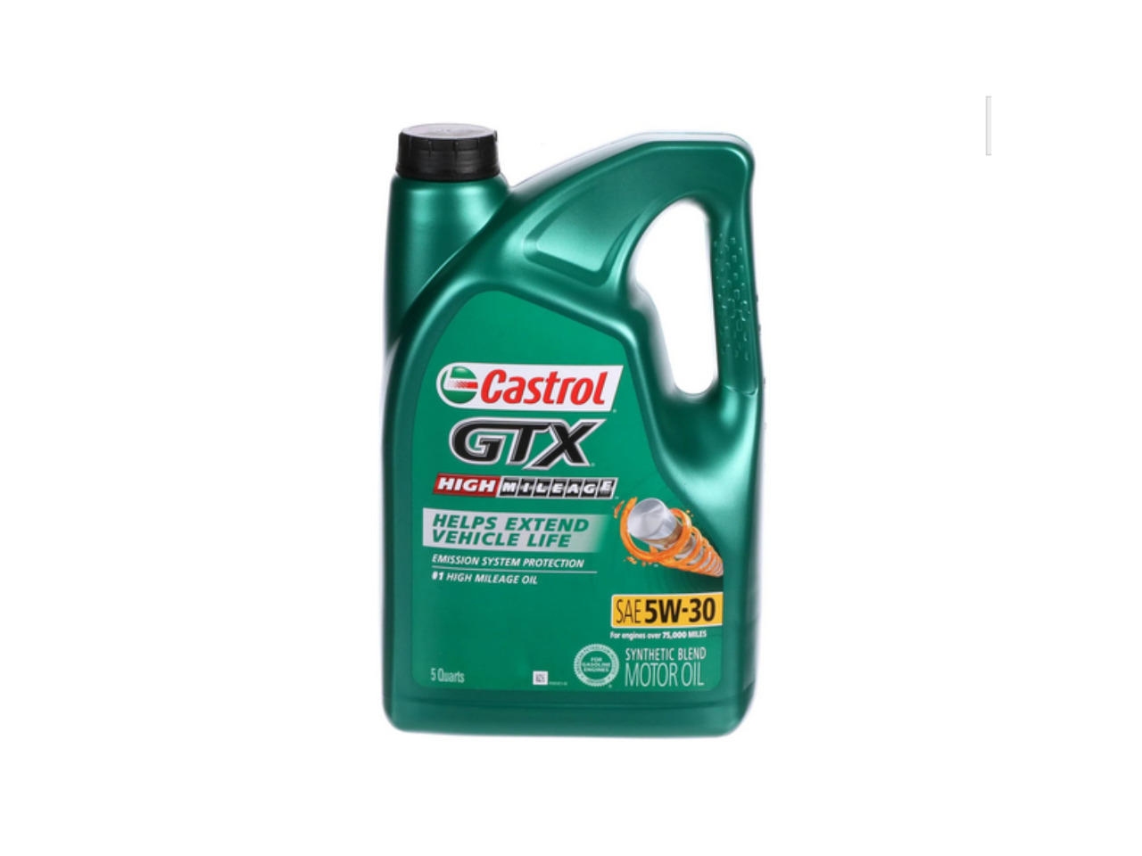 Castrol Gtx Alto Kilometraje 5w30 Mezcla de Sintético 4.73 Litros
