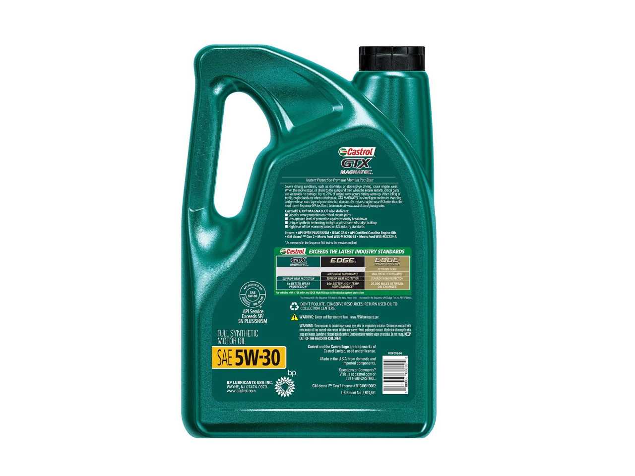 Castrol Gtx Magnatec 5w30 Full Sintético 4.73 Litros