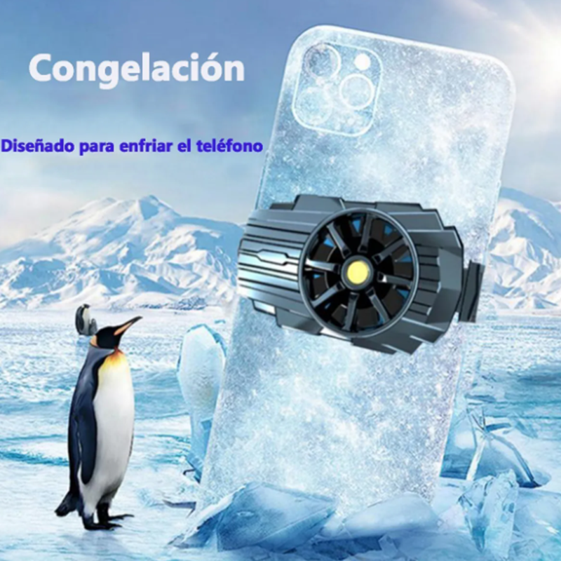 Ventilador de enfriamiento portátil gamer para celular