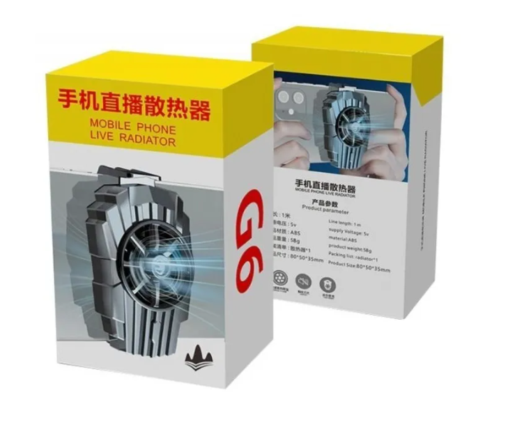 Ventilador de enfriamiento portátil gamer para celular
