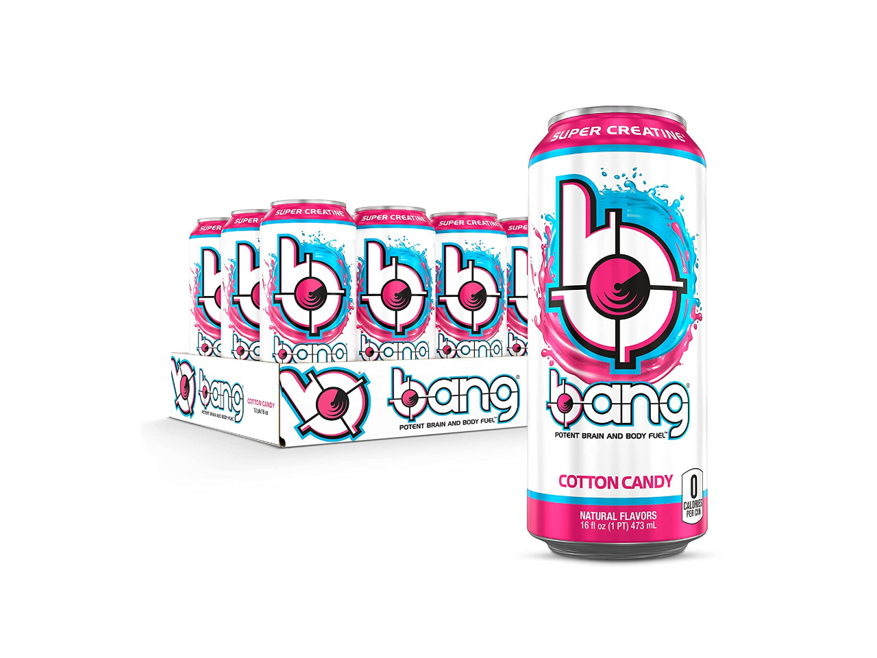 Bang Energy Drink Cotton Candy 12 Pack 