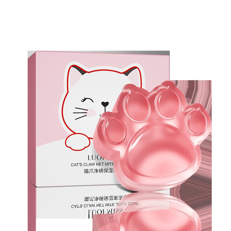 Jabón de Gatito para Rostro con Agua de Rosas Búlgara