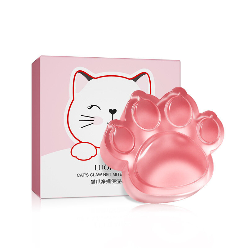 Jabón de Gatito para Rostro con Agua de Rosas Búlgara