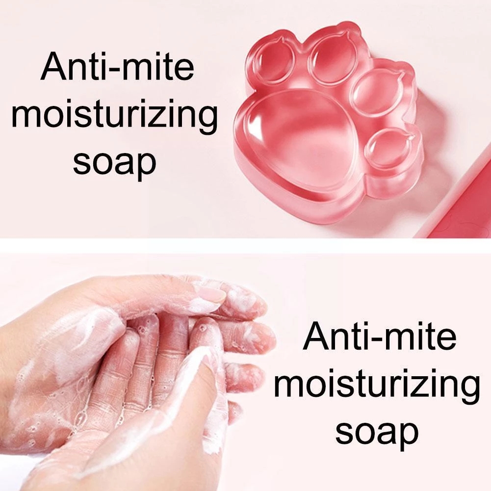 Jabón de Gatito para Rostro con Agua de Rosas Búlgara