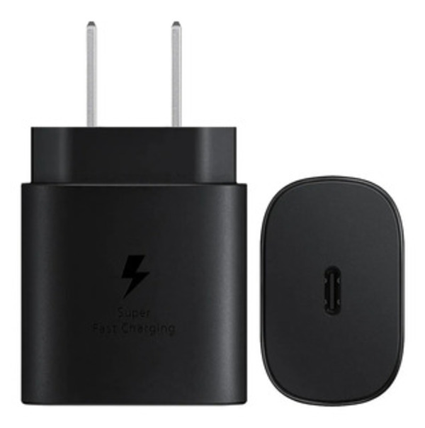 Samsung Cubo Cargador 25W PD (NO INCLUYE CABLE USB) Negro.