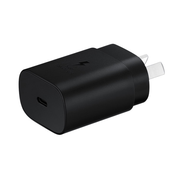 Samsung Cubo Cargador 25W PD (NO INCLUYE CABLE USB) Negro.